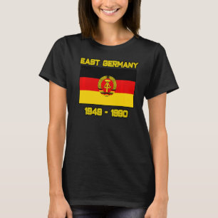 Camiseta Bandera de Alemania Oriental República Democrática