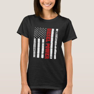 Camiseta Bandera de alimentación diésel Camión Turbo Brothe
