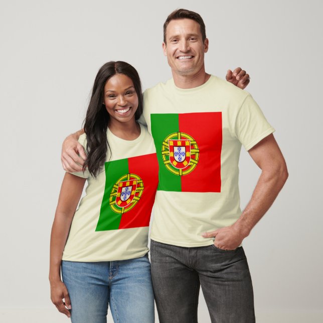 Camiseta Bandera de alta calidad de Portugal (Unisexo)