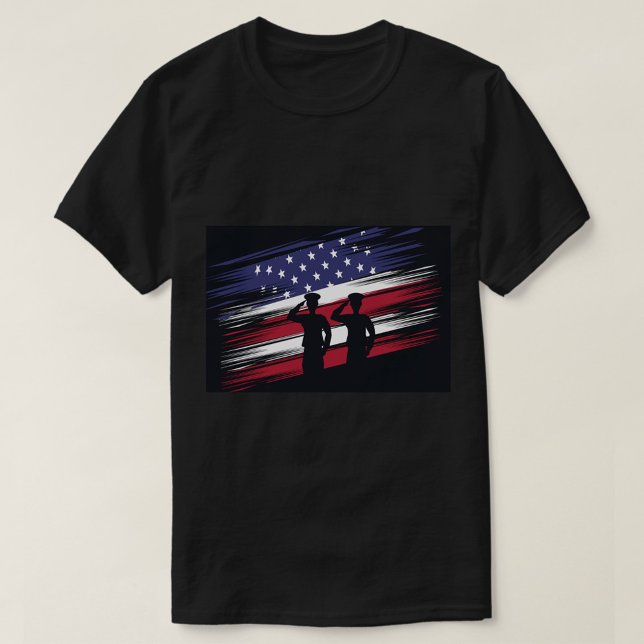 Camiseta Bandera de América  (America Flag Soldiers T-shirt!)