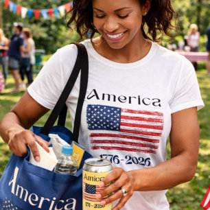 Camiseta Bandera de América 1776 a 2026 EE. UU. 250 Anivers