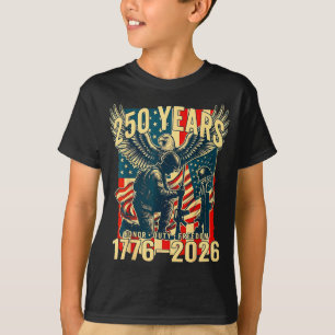 Camiseta Bandera de América del aniversario 250 vintage 177