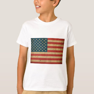 Camiseta Bandera de América del vintage