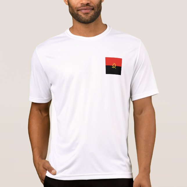 Camiseta Bandera de Angola (Anverso)
