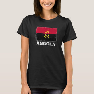 Camiseta Bandera de Angola apoya a hombres angoleños