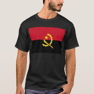 Camiseta Bandera de Angola - Bandeira de Angola