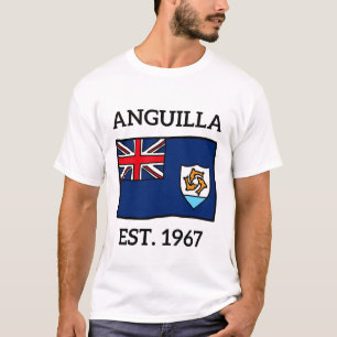 Camiseta bandera de Anguila