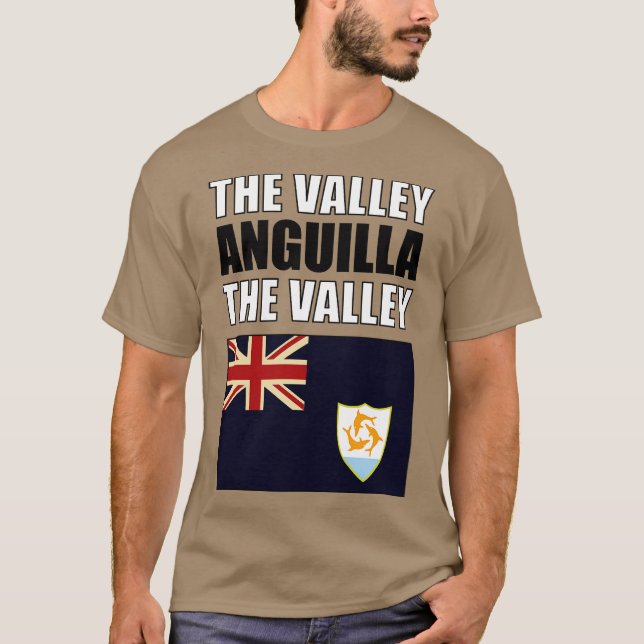 Camiseta Bandera de Anguila (Anverso)