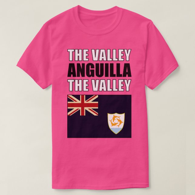 Camiseta Bandera de Anguila (Diseño del anverso)