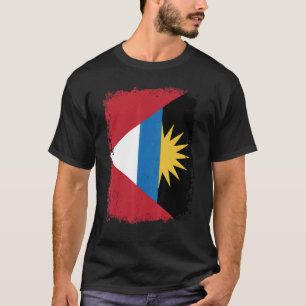Camiseta Bandera de Antigua Barbuda Hombres Mujeres Niños