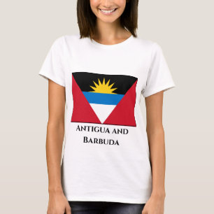 Camiseta Bandera de Antigua y Barbuda