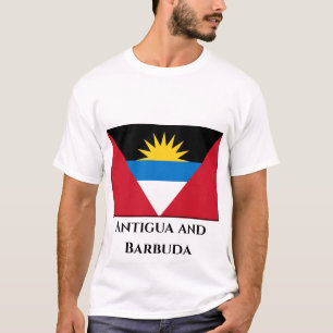 Camiseta Bandera de Antigua y Barbuda