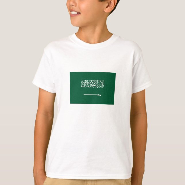 Camiseta Bandera de Arabia Saudita (Anverso)