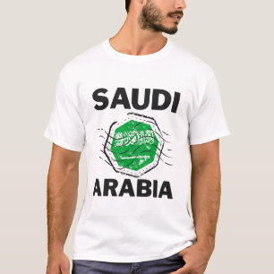 Camiseta bandera de Arabia Saudita