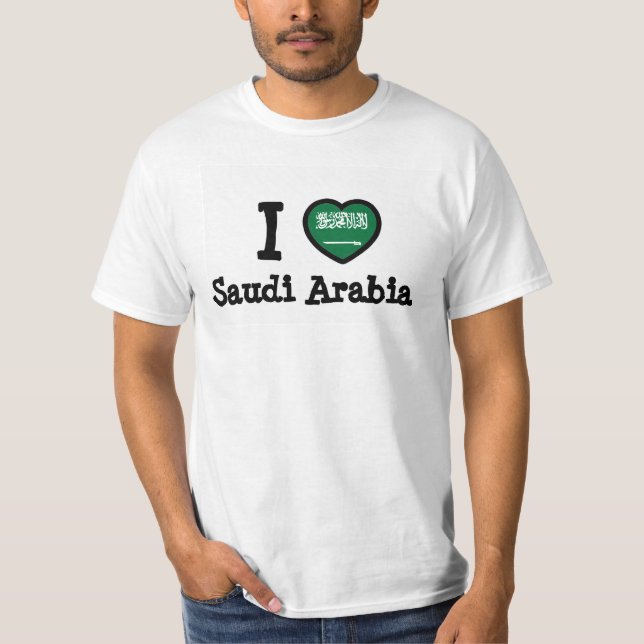 Camiseta Bandera de Arabia Saudita (Anverso)