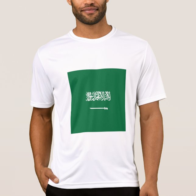 Camiseta Bandera de Arabia Saudita (Anverso)