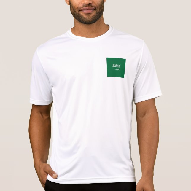 Camiseta Bandera de Arabia Saudita (Anverso)