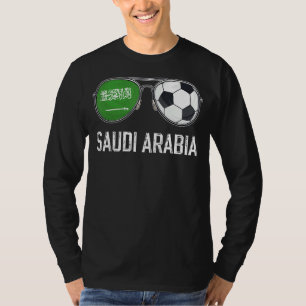 Camiseta Bandera de Arabia Saudita y fanático del fútbol vi