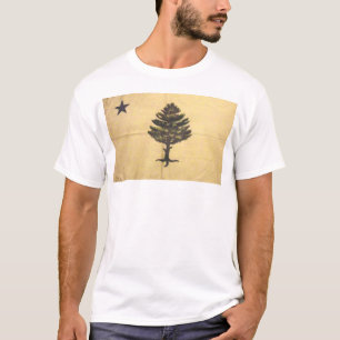 CAMISETA BANDERA DE ÁRBOL PINO. APELACIÓN A LA BANDERA DE