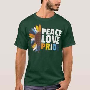 Camiseta Bandera de arco iris Orgullo de girasol Lgbtq 