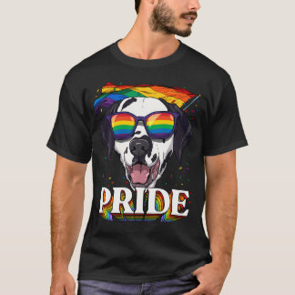 Camiseta Bandera de arcoíris Orgullo Gay Lgbt Dalmatian Lgb