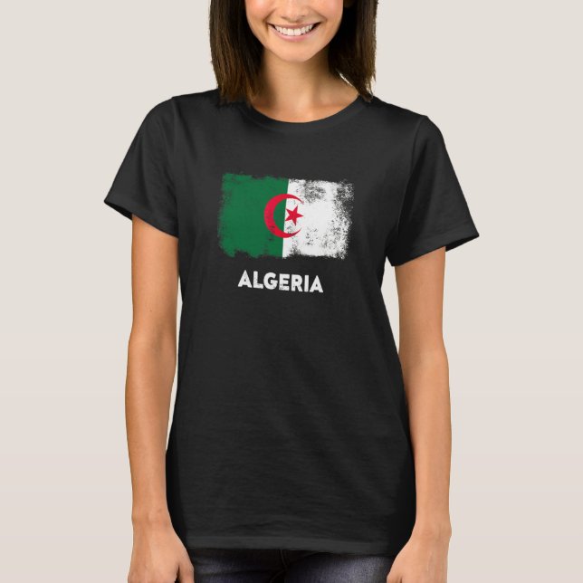Camiseta Bandera de Argelia (Anverso)