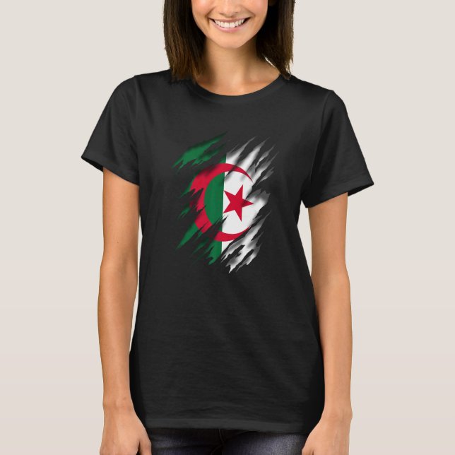 Camiseta Bandera de Argelia (Anverso)