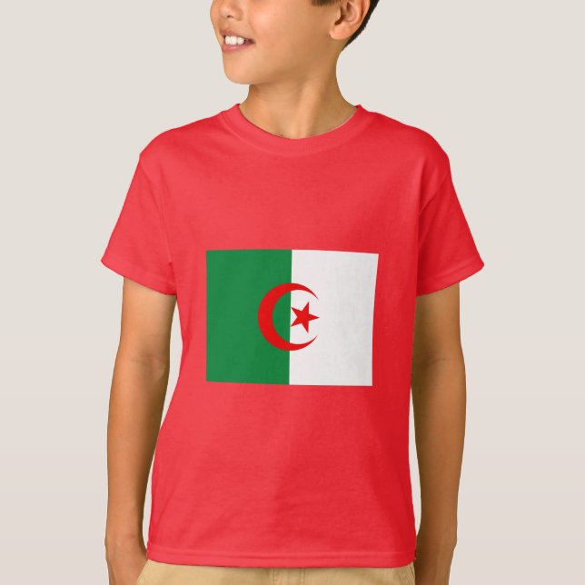 Camiseta Bandera de Argelia (Anverso)