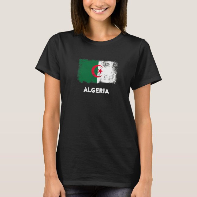 Camiseta Bandera de Argelia   (Anverso)
