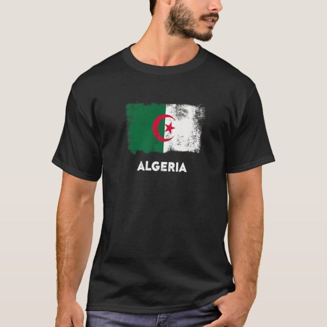 Camiseta Bandera de Argelia (Anverso)