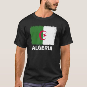 Camiseta Bandera de Argelia apoya a hombres argelinos