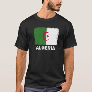 Camiseta Bandera de Argelia apoya a hombres argelinos