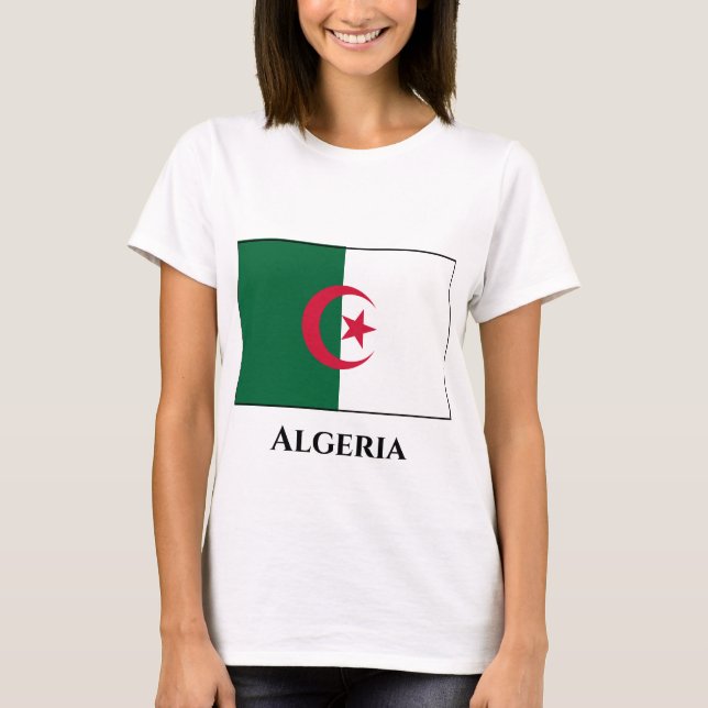 Camiseta Bandera de Argelia (Argelia) (Anverso)
