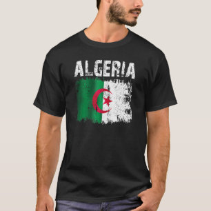 Camiseta Bandera de Argelia Bandera de Argelia