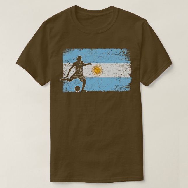 Camiseta Bandera de Argentina (Diseño del anverso)