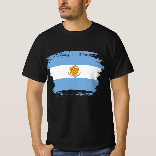 Camiseta Bandera de Argentina (Anverso)