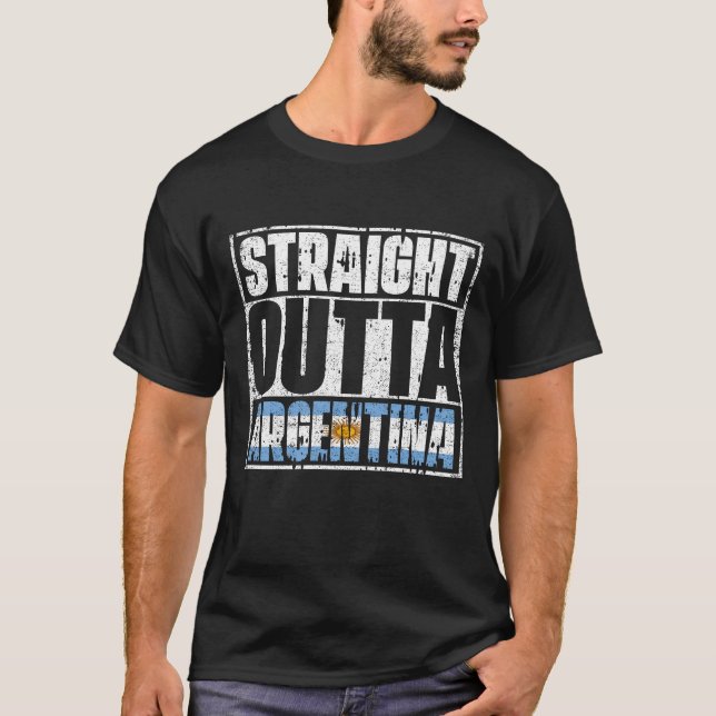 Camiseta Bandera de Argentina (Anverso)