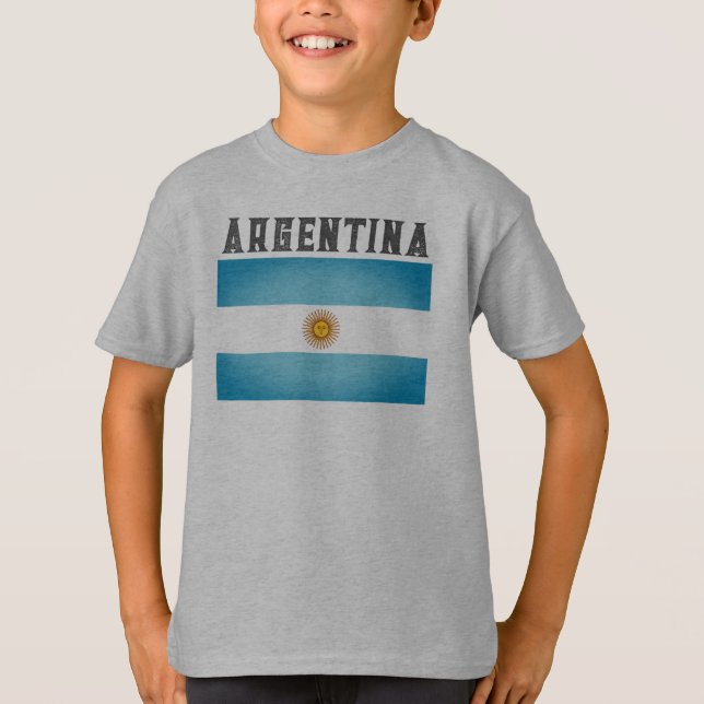 Camiseta Bandera de Argentina (Anverso)