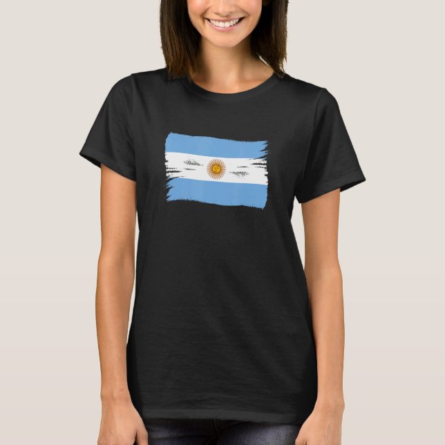 Camiseta Bandera de Argentina (Anverso)