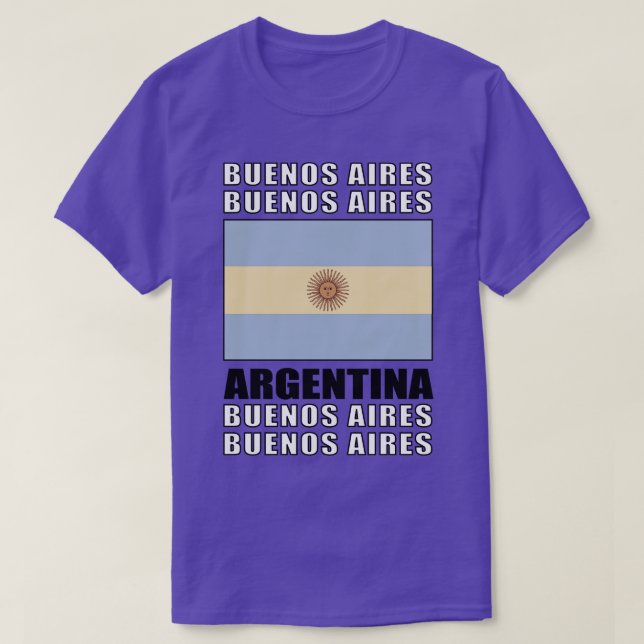 Camiseta Bandera de Argentina (Diseño del anverso)