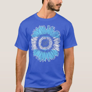 Camiseta Bandera de Argentina con flores de girasol 