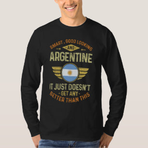 Camiseta Bandera de Argentina Hombres y mujeres argentinos 