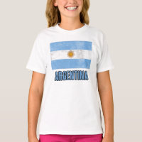 Bandera de Argentina (mirada de Grunge)