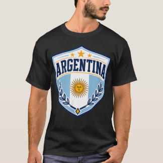 Camiseta Bandera de Argentina Vintage para
