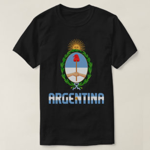 Camiseta Bandera de Argentina y Patriótico Del Escudo De Ar