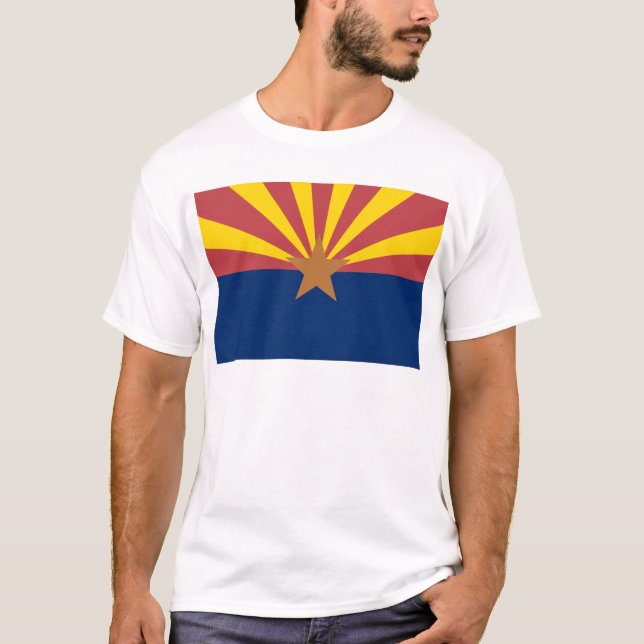 Camiseta Bandera de Arizona (Anverso)