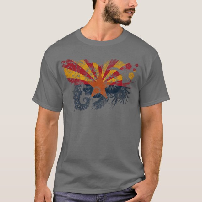 Camiseta Bandera de Arizona (Anverso)
