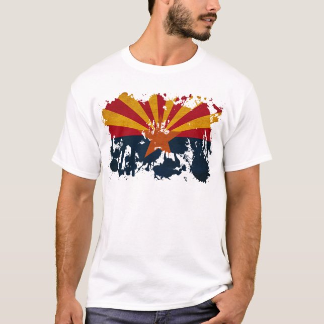 Camiseta Bandera de Arizona (Anverso)