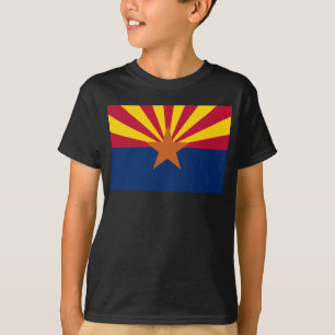 Camiseta Bandera de Arizona: Estrella Creadora de Sol, El E