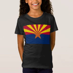 Camiseta Bandera de Arizona: Estrella del Atardecer Sol, El